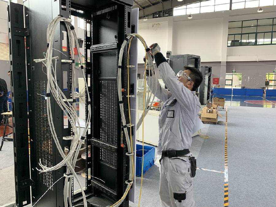 综合布线比赛中